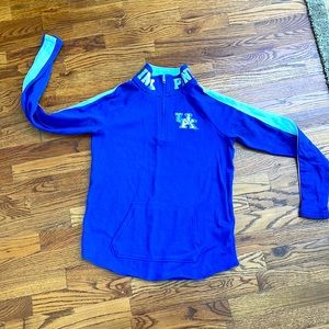 PINK by Victoria’s Secret 3/4 zip, UK Wildcats